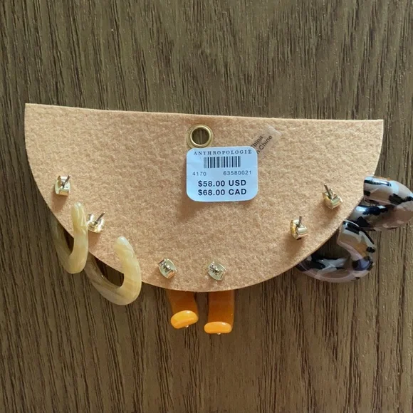 SOLD Anthropology earrings - Picture 5 of 5